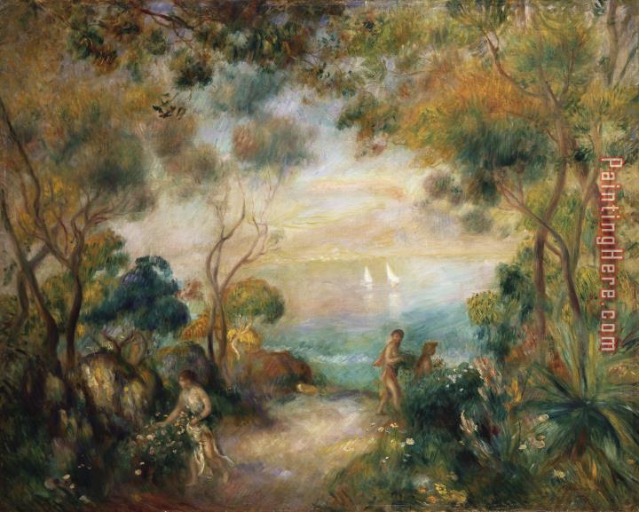 Pierre Auguste Renoir A Garden in Sorrento